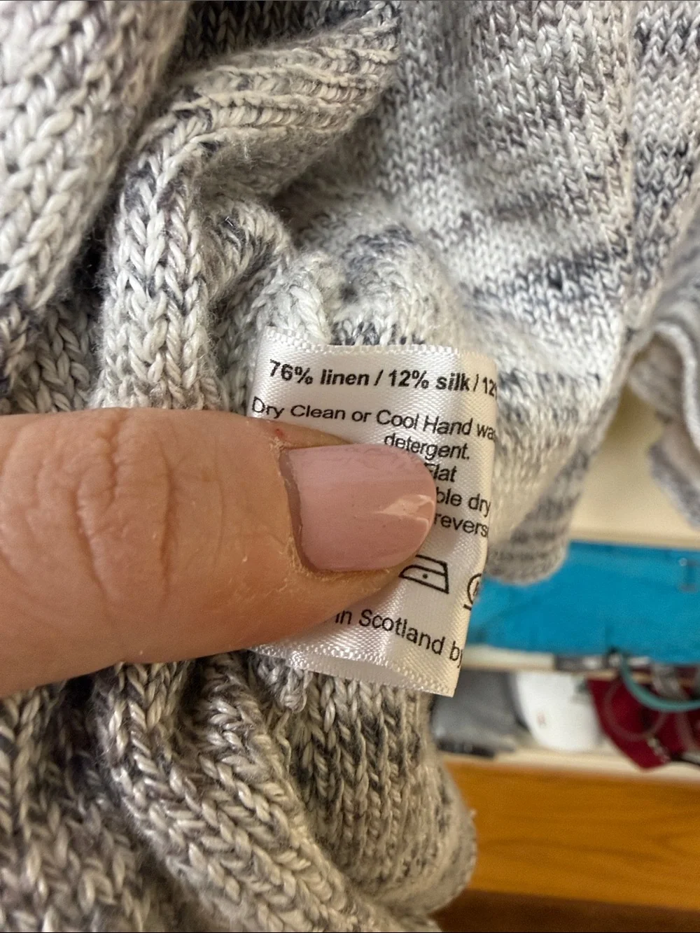 eskandar Heathered Gray Open-Front linen and silk blend Cardigan